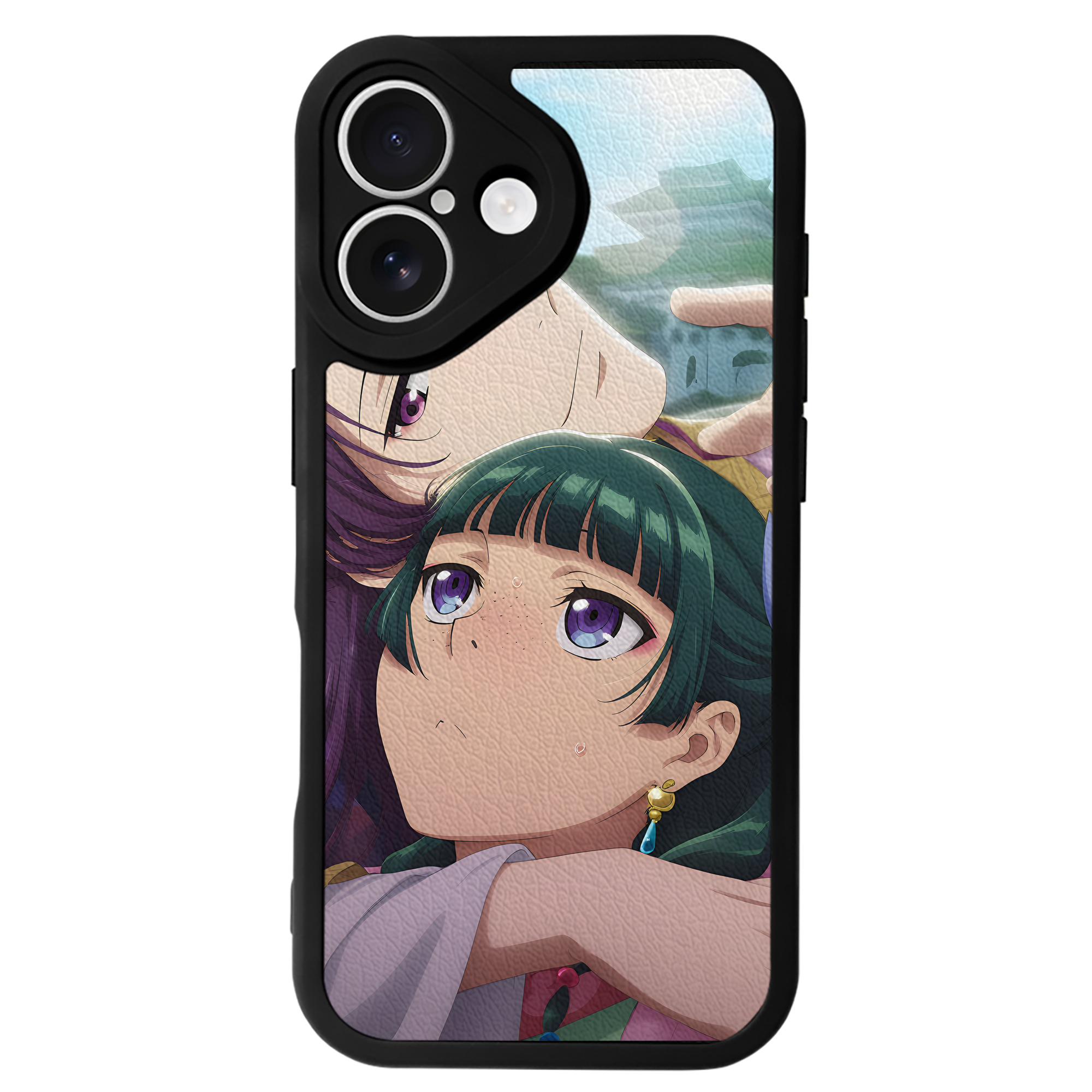（画像用） 薬屋のひとりごと The Apothecary Diaries 【iPhone 16シリーズ対応】シリコンスマホケース（レザー調） 材質：シリコン